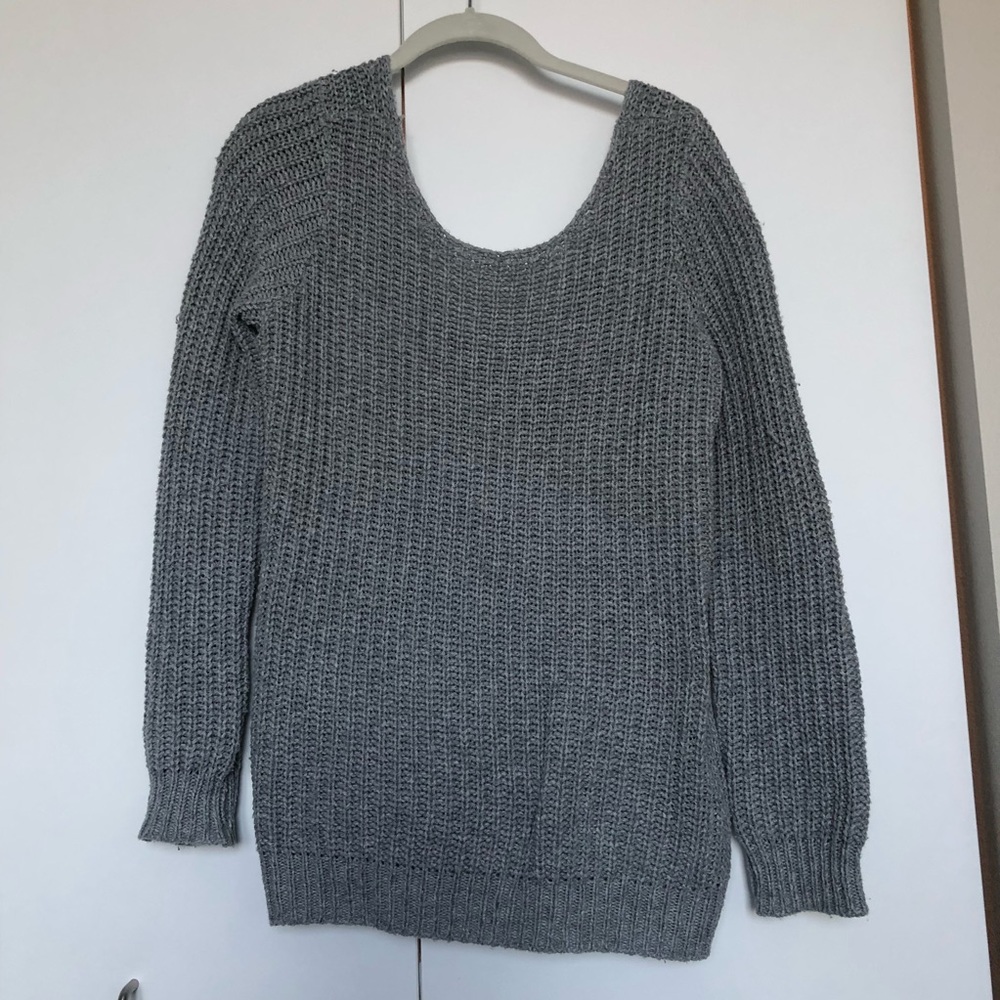 Reversible XS Grey Leith Sweater